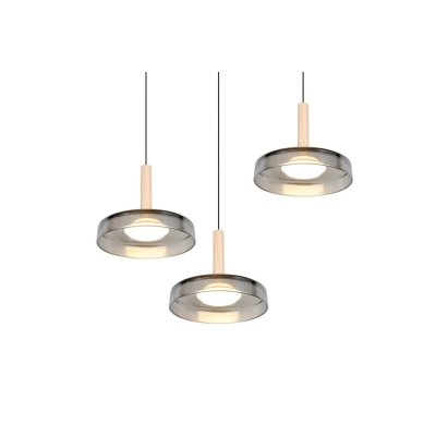 Celeste lampa wisząca LED 3x7,5W 3x750lm 3000K czarna 354930332