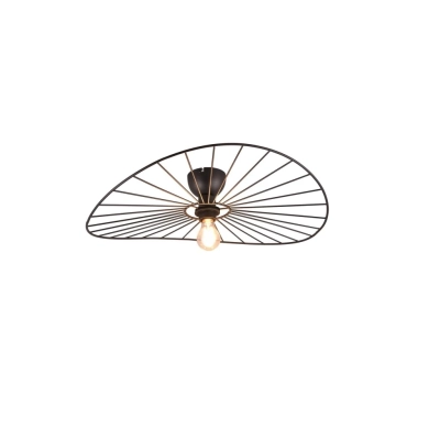 Chapeau lampa sufitowa 1xE27 czarna R61451032 TRIO lighting