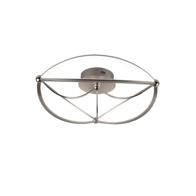 Charivari lampa sufitowa LED 42W 5100lm 3000K srebrna 621290107 TRIO lighting