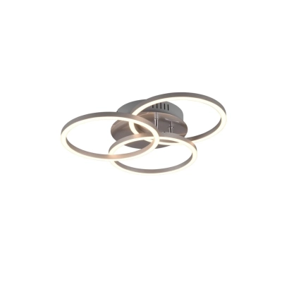 Circle lampa sufitowa LED 27W 3100lm 2700K-6000K srebrna R62823107 TRIO lighting