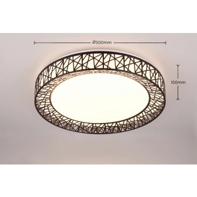 Cluster lampa sufitowa LED 40W 4300lm 2700K-6500K czarna R67321102