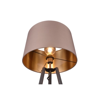Colette lampa podłogowa 1xE27 czarna, szara R41561032