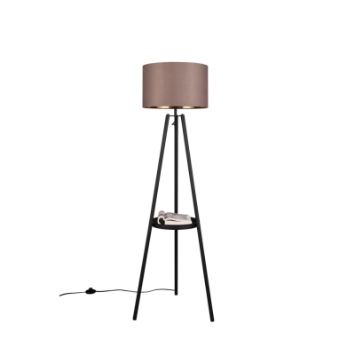 Colette lampa podłogowa 1xE27 czarna, szara R41561032