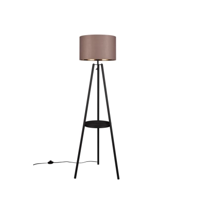 Colette lampa podłogowa 1xE27 czarna, szara R41561032