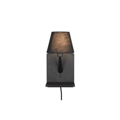 Comfort kinkiet 1xE14 czarny 262670132