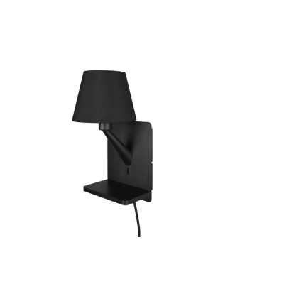 Comfort kinkiet 1xE14 czarny 262670132