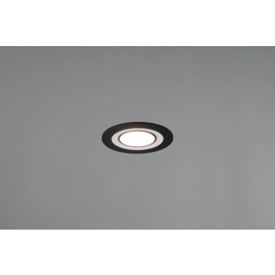 Core lampa wbudowywana LED 5W 450lm 3000K czarna 652510132