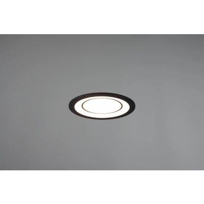Core lampa wbudowywana LED 10W 1040lm 3000K czarna 652610132