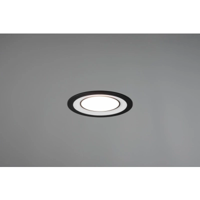 Core lampa wbudowywana LED 10W 1040lm 3000K czarna 652610132