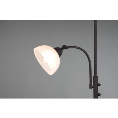 Country lampa podłogowa 1xE27, 1xE14 rdzawa R46322024