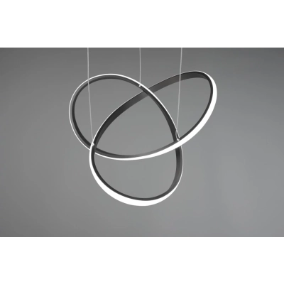 Course lampa wisząca LED 27W 3150lm 4000K czarna R32051432
