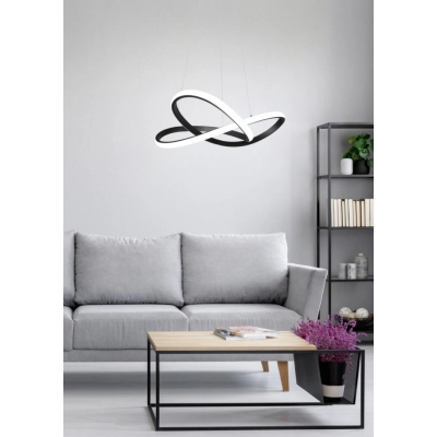Course lampa wisząca LED 27W 3150lm 4000K czarna R32051432
