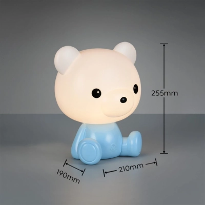 Cutie lampka stołowa LED 0,3W 30lm 3000K niebieska R57991112