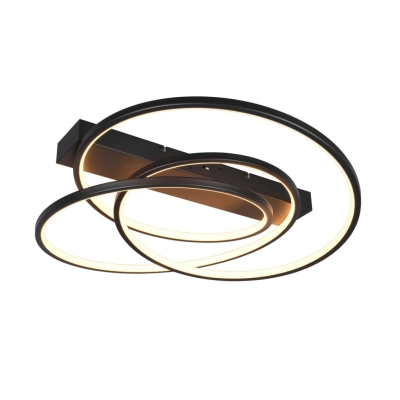 Darvin lampa sufitowa 1xLED 34W 1x4500lm 2300K, 3000K, 4000K czarna 649110132 TRIO lighting