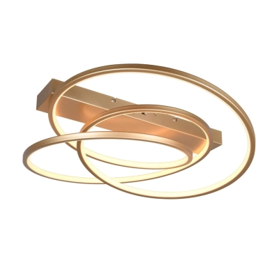 Darvin lampa sufitowa 1xLED 34W 1x4500lm 2300K, 3000K, 4000K złota 649110179 TRIO lighting