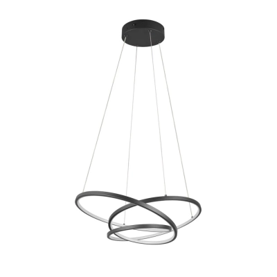 Darvin lampa wisząca LED 34W 4500lm 2300K, 3000K, 4000K czarna 349110132
