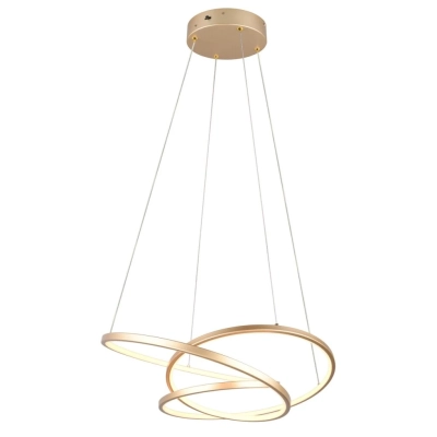 Darvin lampa wisząca 1xLED 34W 1x4500lm 2300K, 3000K, 4000K złota 349110179 TRIO lighting