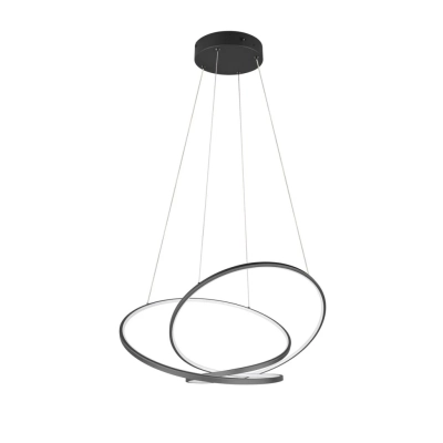 Darvin lampa wisząca 1xLED 52W 1x6700lm 2300K, 3000K, 4000K czarna 349119132