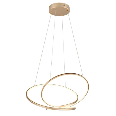 Darvin lampa wisząca 1xLED 52W 1x6700lm 2300K, 3000K, 4000K złota 349119179 TRIO lighting