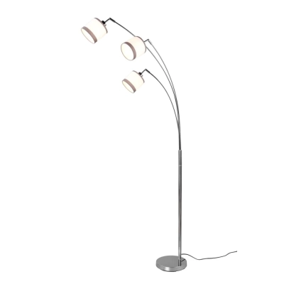 Davos lampa podłogowa 3xE14 srebrna, biała R41553006 TRIO lighting
