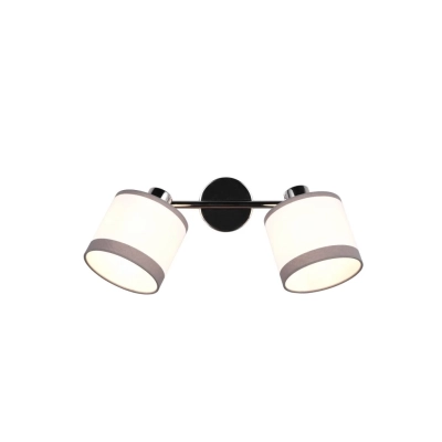 Davos lampa sufitowa 2xE14 srebrna, biała R81552006