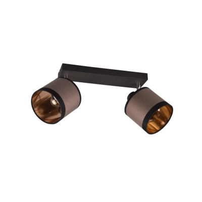 Davos lampa sufitowa 2xE14 czarna, szara R81552041