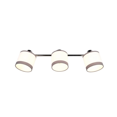 Davos lampa sufitowa 3xE14 srebrna, biała R81553006