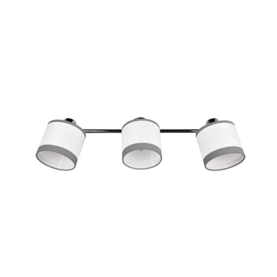 Davos lampa sufitowa 3xE14 srebrna, biała R81553006