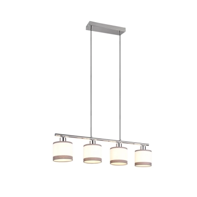 Davos lampa wisząca 4xE14 srebrna, biała R31554006 TRIO lighting