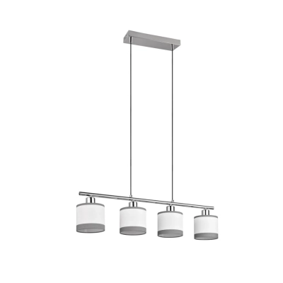 Davos lampa wisząca 4xE14 srebrna, biała R31554006