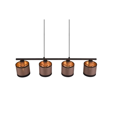 Davos lampa wisząca 4xE14 czarna, szara R31554041