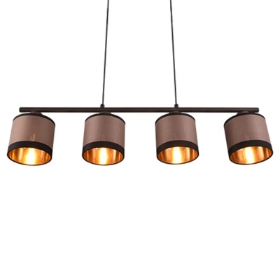Davos lampa wisząca 4xE14 czarna, szara R31554041