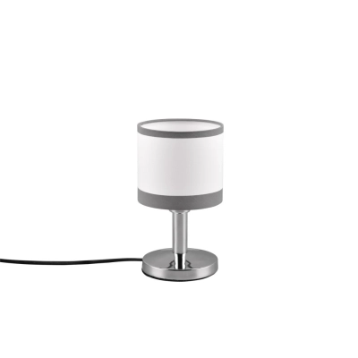 Davos lampka stołowa 1xE14 srebrna, biała R59551006