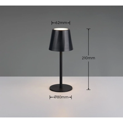 Diaz lampka stołowa LED 1,6W 160lm 2700K-6500K czarna R55961132