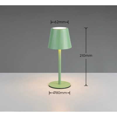 Diaz lampka stołowa LED 1,6W 160lm 2700K-6500K zielona R55961149