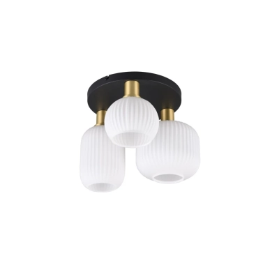 Diva lampa sufitowa 3xE27 złota, czarna 619800308