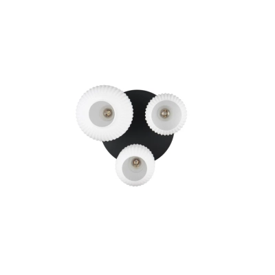 Diva lampa sufitowa 3xE27 złota, czarna 619800308