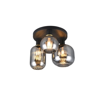 Diva lampa sufitowa 3xE27 czarna 619800332 TRIO lighting