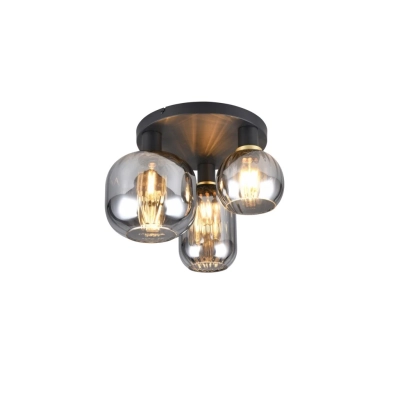 Diva lampa sufitowa 3xE27 czarna 619800332