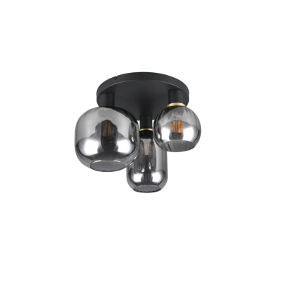 Diva lampa sufitowa 3xE27 czarna 619800332