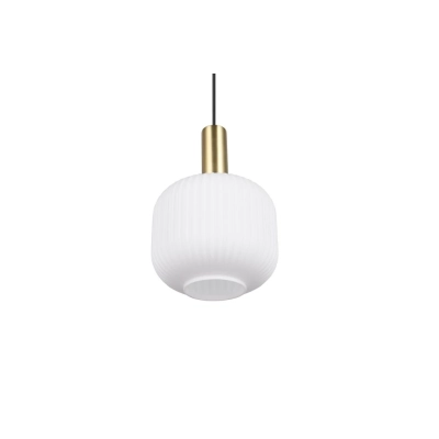 Diva lampa wisząca 1xE27 złota, czarna 319800108
