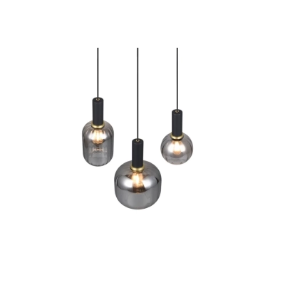 Diva lampa wisząca 3xE27 czarna 319830332