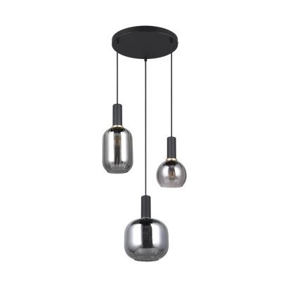 Diva lampa wisząca 3xE27 czarna 319830332