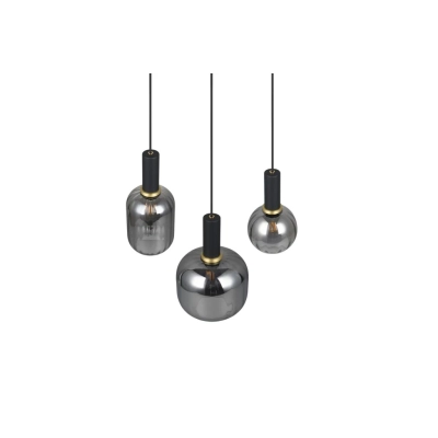 Diva lampa wisząca 3xE27 czarna 319830332