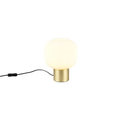 Diva lampka stołowa 1xE27 złota, czarna 519800108 TRIO lighting
