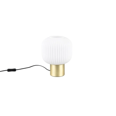 Diva lampka stołowa 1xE27 złota, czarna 519800108