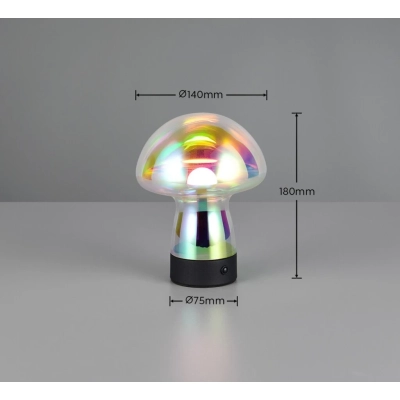 Dooley lampka stołowa LED 1,5W 140lm 3000K czarna R54981153