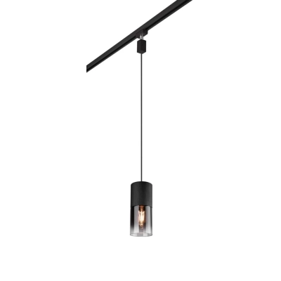 Duoline lampa do szynoprzewodu wisząca 1xE27 czarna 73060132 TRIO lighting