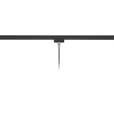 Duoline lampa do szynoprzewodu wisząca 1xE27 czarna 73120102