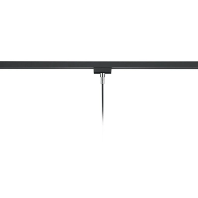 Duoline lampa do szynoprzewodu wisząca 1xGU10 czarna 73240132